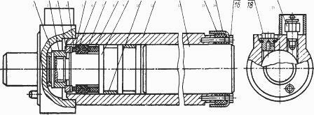 Механизм натяжения и опорный каток Т-170, 130