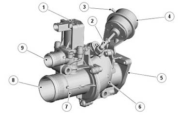 Впускной клапан наддувочного воздуха.