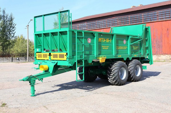 Машина для внесения твердых органических удобрений МТУ-15 Машина для внесения твердых органических удобрений МТУ-15
