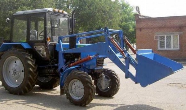 МТЗ 82 с КУНом mtz-82-s-kynom