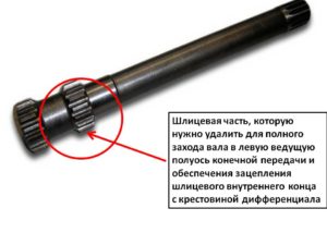 Правый тормозной вал МТЗ 80