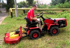 Минитрактор мтз 132н с косилкой