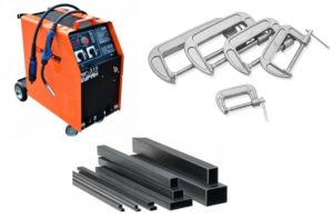 Инструменты и материал для сварки конструкций