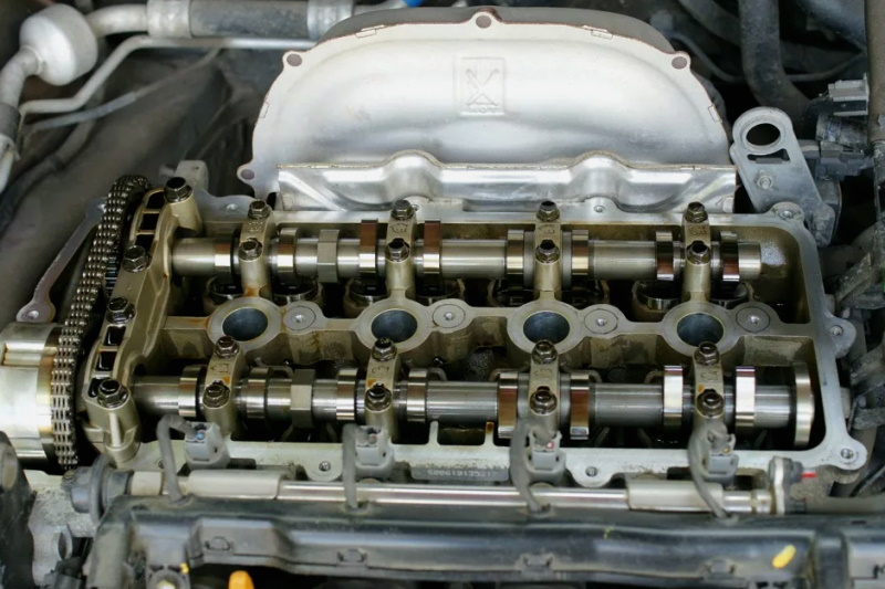 Зазоры клапанов и замена цепи ГРМ G4FC