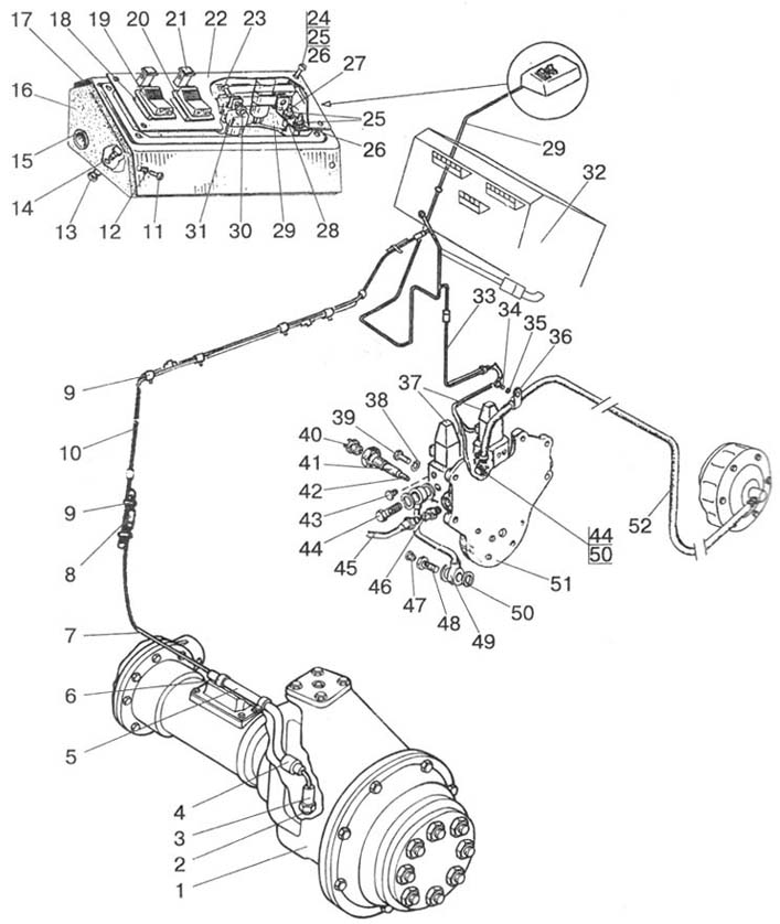 Передний мост МТЗ 1221: устройство, регулировки, работа привода