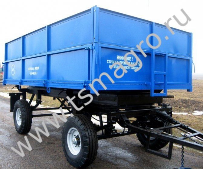 Прицеп для трактора МТЗ: модели, технические характеристики