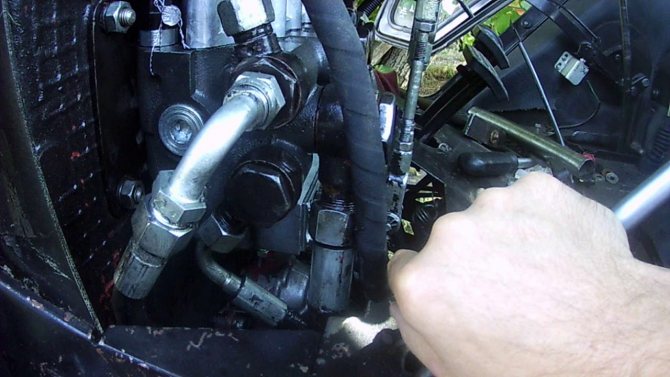 Гидравлическая навесная система МТЗ-1221: устройство и схемы