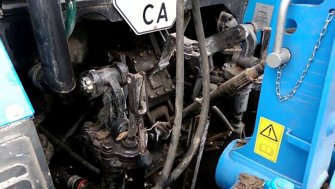 Гидравлическая навесная система МТЗ-1221: устройство и схемы