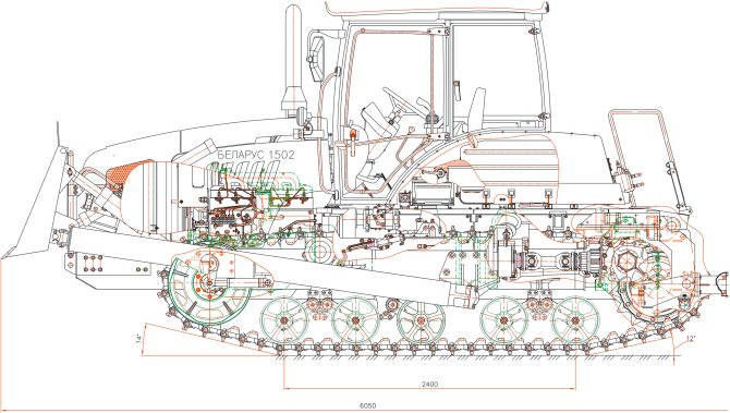 Гусеничный МТЗ: модельный ряд и характеристики тракторов