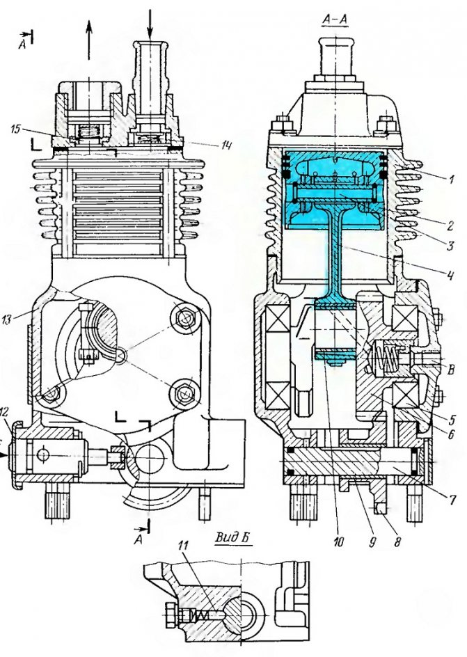 Чертеж компрессора