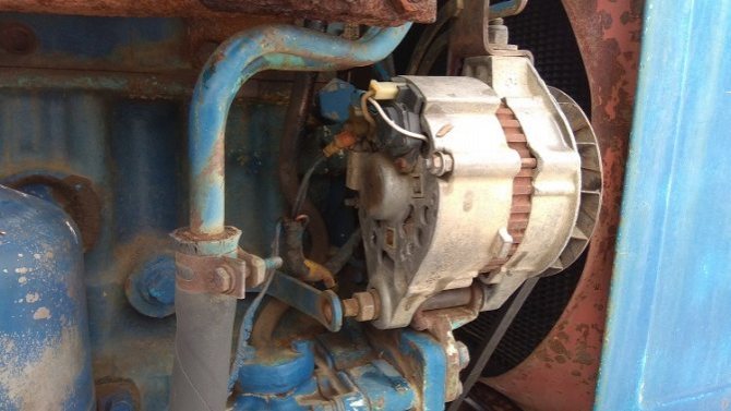 Система отопления и вентиляции кабины трактора