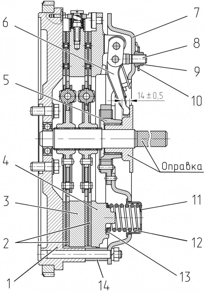 Монтаж, демонтаж и регулировка отжимных рычагов муфты сцепления МТЗ 1221.3