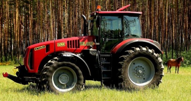 МТЗ 3522: двигатели, технические характеристики, расход топлива, устройство трактора