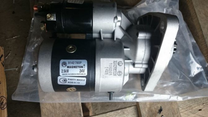 Аккумулятор для МТЗ 80 с редукторным стартером