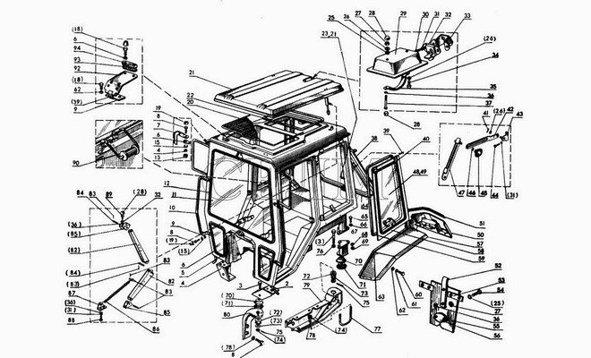 Кабина МТЗ: самодельная, 80, 82, как установить, чертеж, устройство, ремонт, переделка